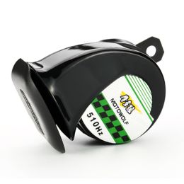 Car motorcycle horn (Color: Black)