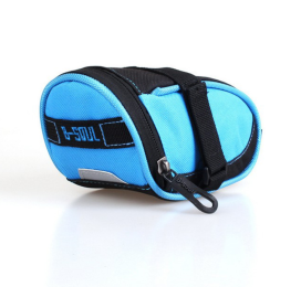 Mountain bike color rear seat bag (Color: Blue)