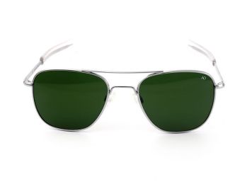 Pilot Glasses for Men (Option: Silver green piece)