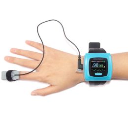 CONTEC Wrist Pulse Oximeter Fingertip SpO2 Probe Sleep Heart Rate Monitor CMS50F (Option: CMS50F)