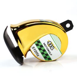 Car motorcycle horn (Color: yellow)