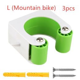 Creative Parking Rack Bicycle Parking Buckle (Option: Green-Mountain bike-3pcs)