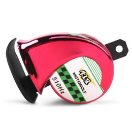 Car motorcycle horn (Color: Red)
