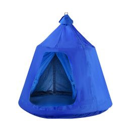 Adult Indoor Outdoor Hanging Tent Suit Hammock (Color: Blue, Type: Hammocks)