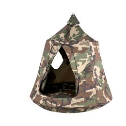 Adult Indoor Outdoor Hanging Tent Suit Hammock (Color: Camouflage, Type: Hammocks)