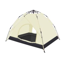 Camping dome tent is suitable for 2/3/4/5 people; waterproof; spacious; portable backpack tent; suitable for outdoor camping/hiking (Color: as pic)