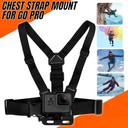 Chest Strap Mount Accessories Adjustable Phone Holder For GoPro Hero 9 8 (Option: Black-Plastic)
